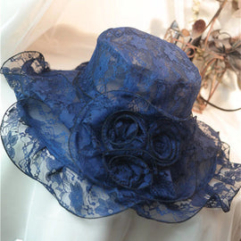 Style 225 Lace Kentucky Derby Hat  - 2 Colors