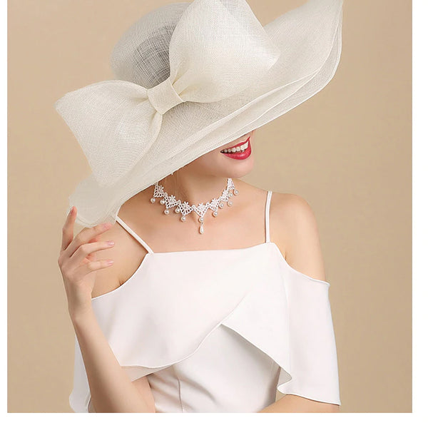 Style 227 Luxury Collection Linen Kentucky Derby Hat - 2 Colors