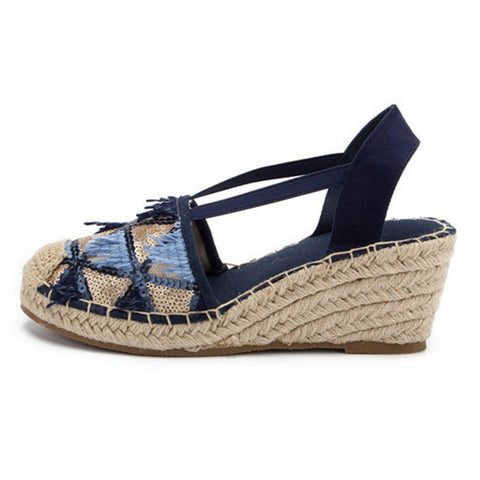 Geometric Pattern Espadrilles  :: Available in 2 Colors