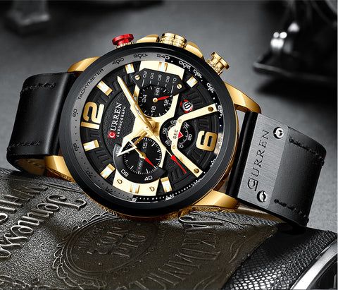 Style2413 Mens Luxury Chronograph Sports Watch - Available in 5 Colors