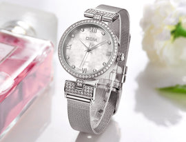 Model 4316 DOM Pearl Inlay Luxury Ladies Fashion Watch