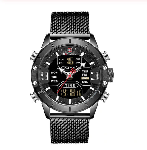 Style 4420 Dual Multi Function Quartz Military Watch - Available in 5 Colors