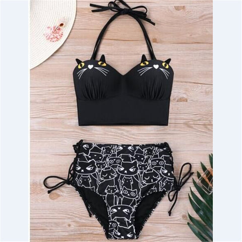 Style 500 Kitty Bikini :: Available in 2 Colors