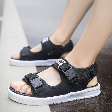 Style 712 Unisex Casual Canvas Summer Strappy Sandals :: Available in 2 Colors