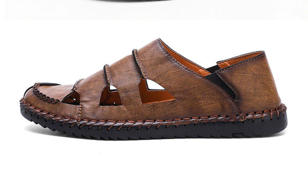 Style 713 Men's Casual Leather Slip Ons :: Available in 3 Colors