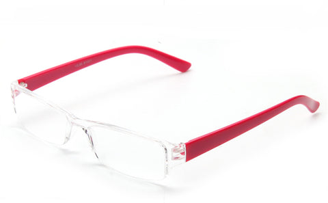 Style 7725 Women's FRame-less Clear Designer Reading Glasses    :: Available in 3 Colors
