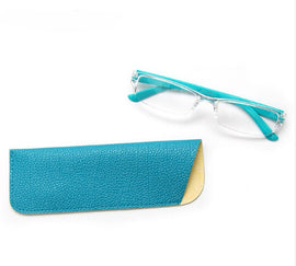 Style 7725 Women's FRame-less Clear Designer Reading Glasses    :: Available in 3 Colors