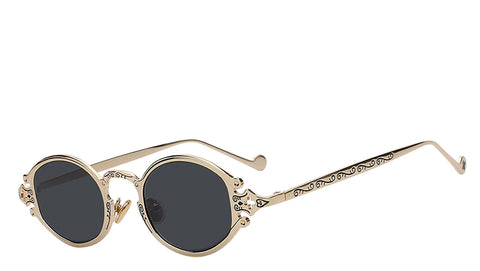 Style 9908 Carved Antique Fashion Sunglasses   :: Available in 6 Colors