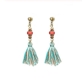 La Bohem Collection - Gypsy Style Beaded Tassel Earrings