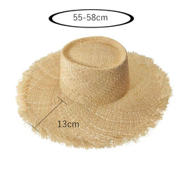 Style 314  Hand Crafted Shredded Brim Summer Hat