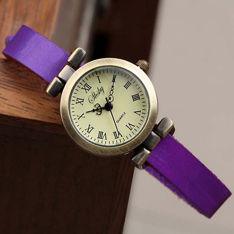 Ladies Vintage Roman Style Fashion Watch  :: Available in 11 Colors