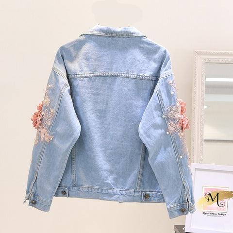 Sooo Whimsy Embellished Denim Jacket :: @ Colors Available :: Limited Quantities