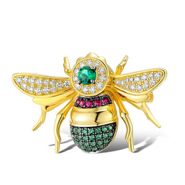 Whimsy Chubby Party Bee Luxury Brooch